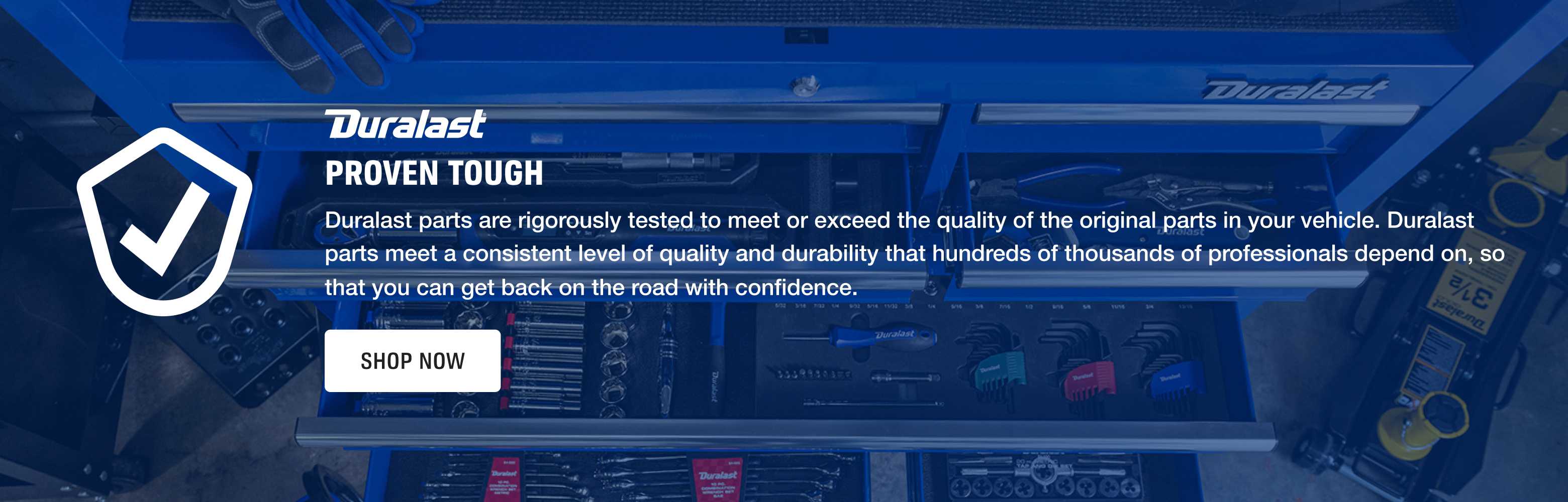 Guaranteed for Life - Proven tough tools guaranteed for life. Professional-grade Duralast Tools feature precision-quality tools drop-forged for superior strength. With more than 500 hand tools available, there's a Duralast tool ready to get the job done right today, tomorrow, or whenever you need them. - Shop Now