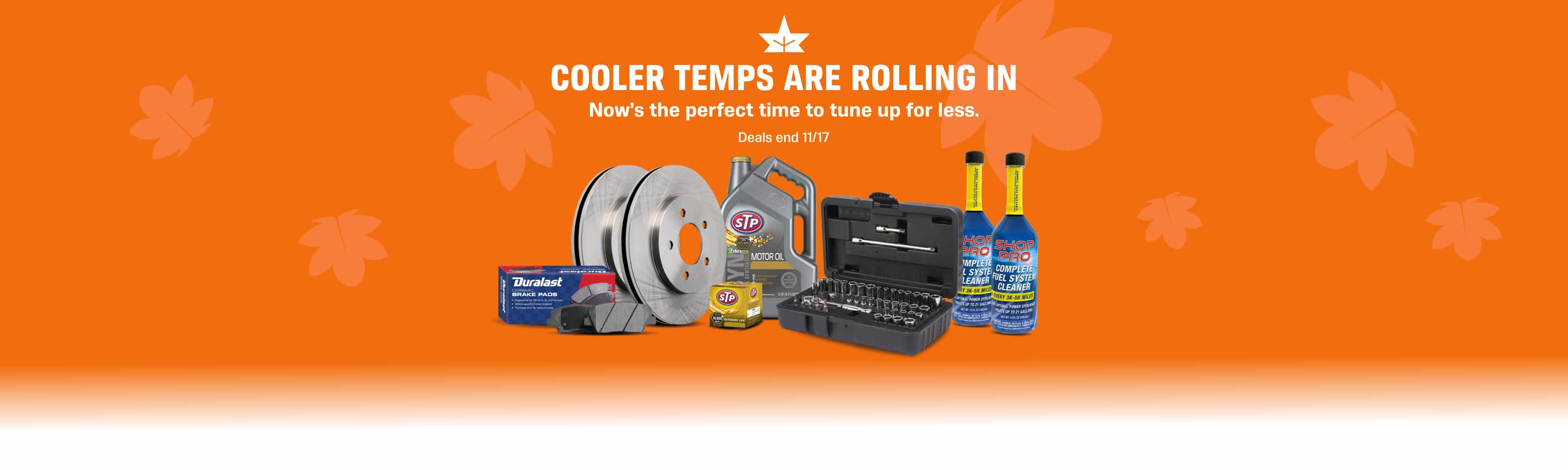 Cooler temps are rolling in - Now's the perfect time to tune up for less